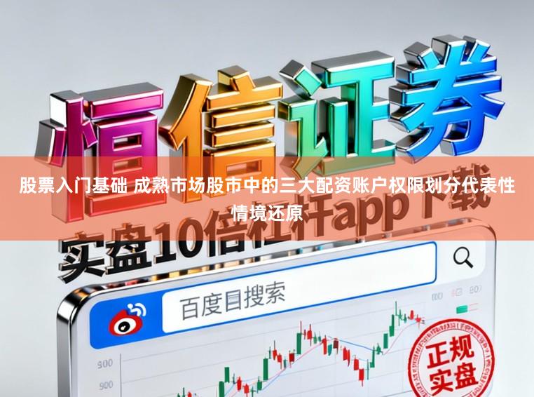 股票入门基础 成熟市场股市中的三大配资账户权限划分代表性情境还原
