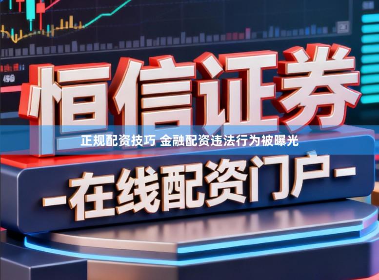 正规配资技巧 金融配资违法行为被曝光